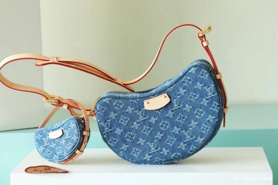 Aaa replica bags VUITTON MM Croissant LOUIS 0803